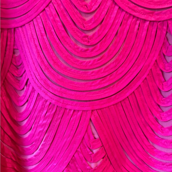 Bright Raspberry Pink Cocktail Dress - Picture 7 of 9